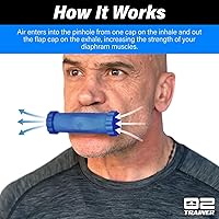 Vista 3 de O2Trainer Breathing Muscle Training Device Lung Power & Endurance Tool for Athletes, Singers & High-Altitude Performance Diaphragmatic