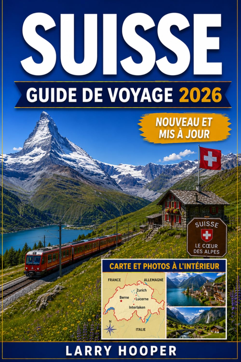 SUISSE GUIDE DE VOYAGE 2026 (COULEURS PLEINES): Aventures dans les Alpes suisses, villages cachés, escapades en montagne, croisières lacustres, ... et itinéraires parfaits pour chaque saison