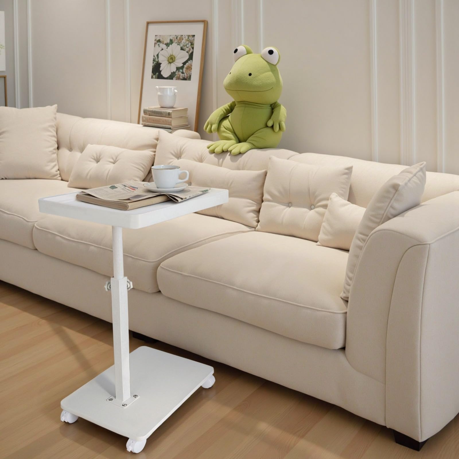 昇降式コ字型サイドテーブル：ソファ＆ベッドサイド対応 楽天市場】☆P10倍 10/25まで☆昇降式 サイドテーブル