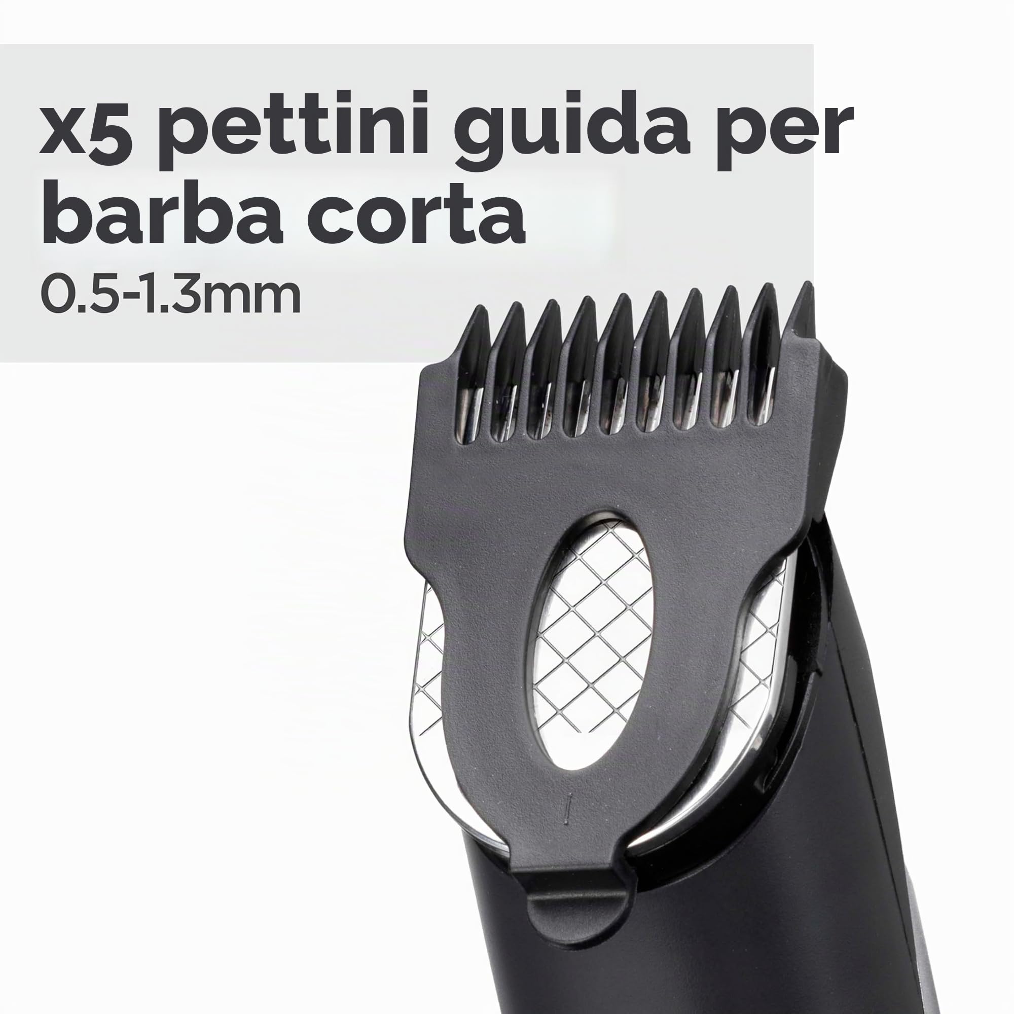 BaByliss Lithium Power - Regolabarba senza fili, con tagliacapelli per naso, impermeabile, regalo per uomo, nero