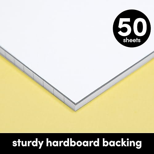 Miniatura 5 de PAPERAGE Bloc de notas forradas, (arco iris), paquete de 12 blocs de notas, 50 hojas cada uno, rayas anchaslegales, blocs de notas, papel, 8.5 x 11