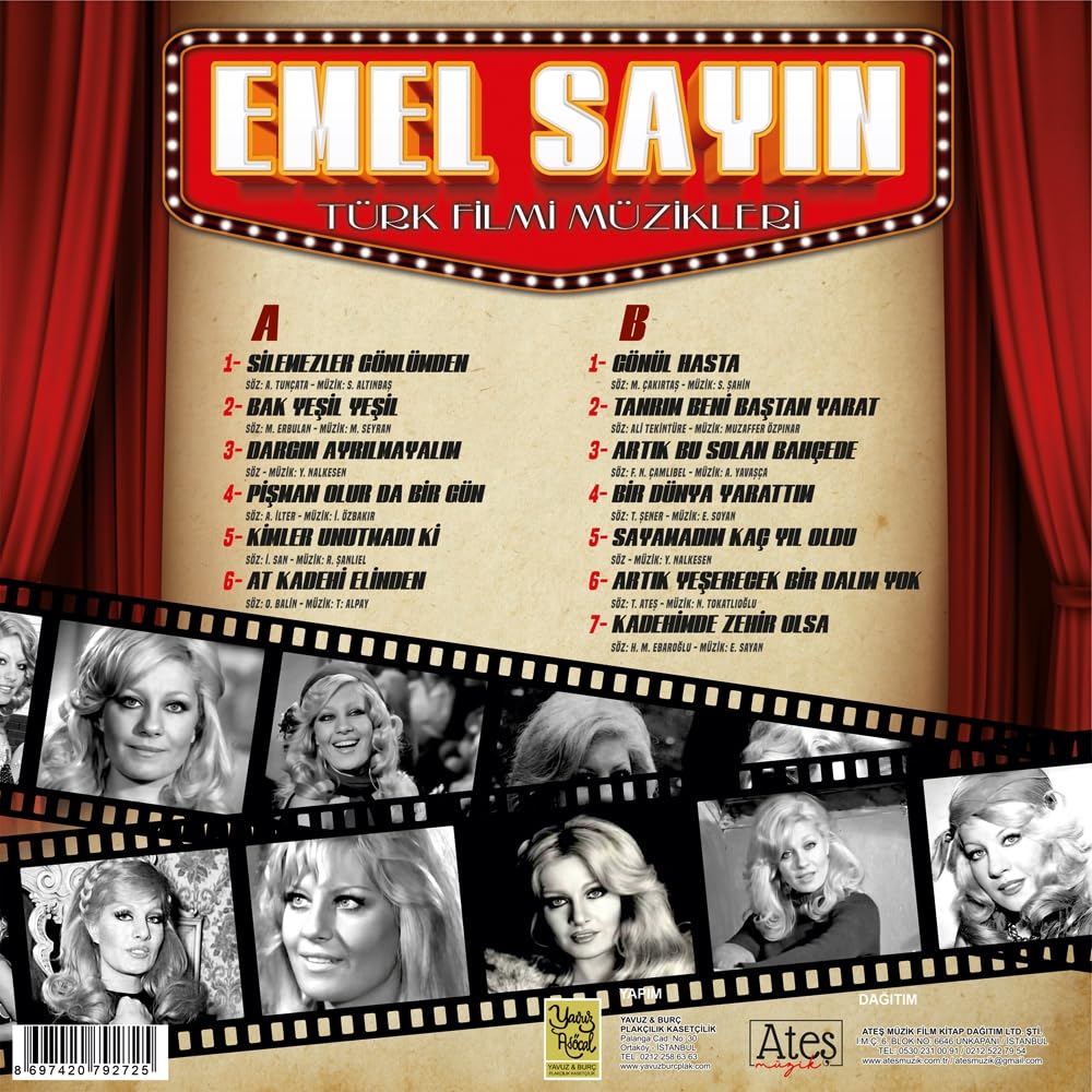 Emel Caro Film Turco Musica - Record LP