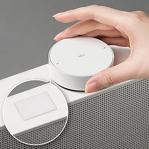 NISUOIEN White Strips with Adhesive - 15 Sets Strong Sticky Double Sided Tape with Hook and Loop - 2 x 4 Inch