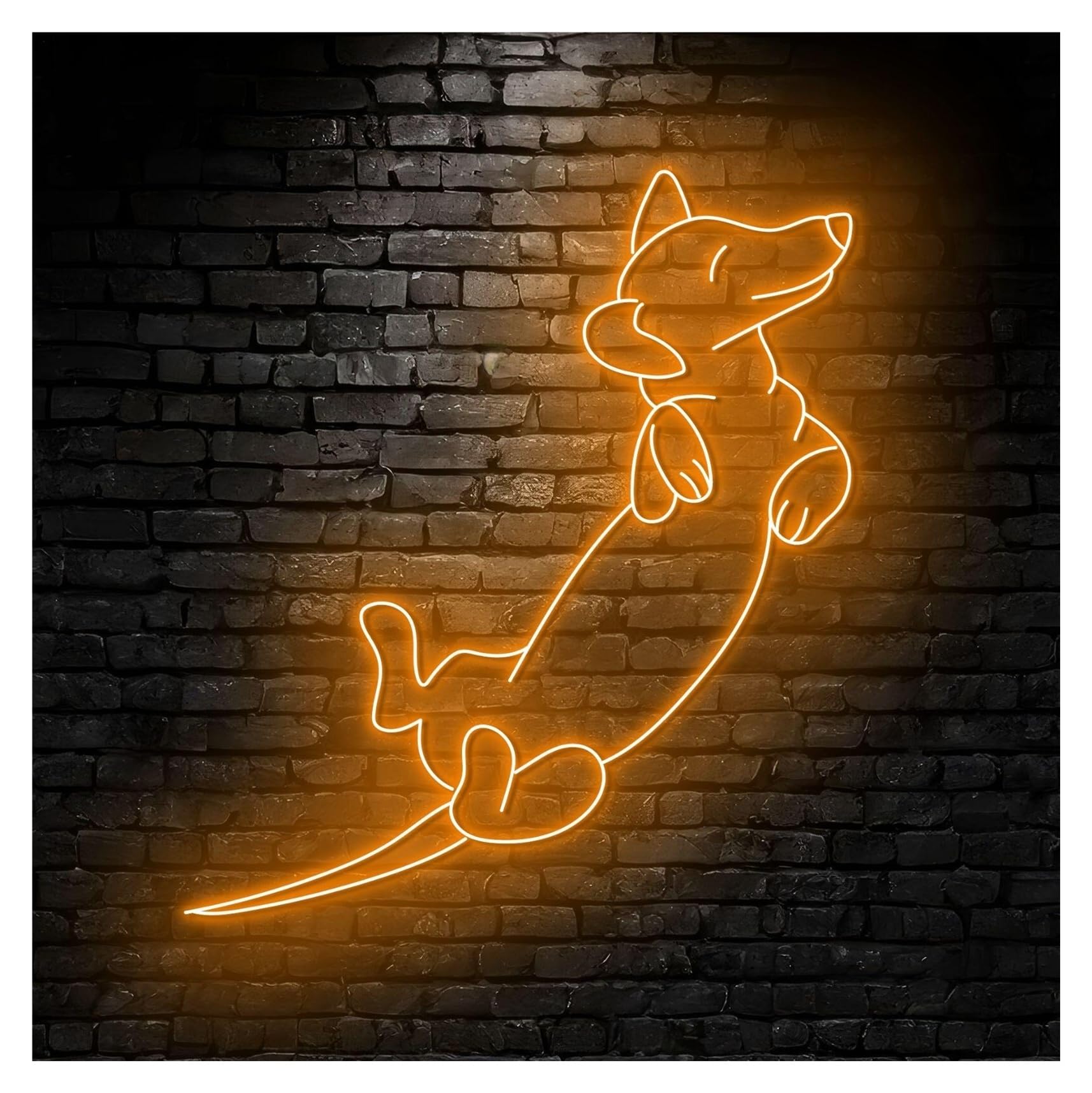 Hanging Art Neon Signs Dachshund Neon Sign Lover Dog Room Wall Art Pet Home Decor Storefront Window Display Business Entrance 50cm