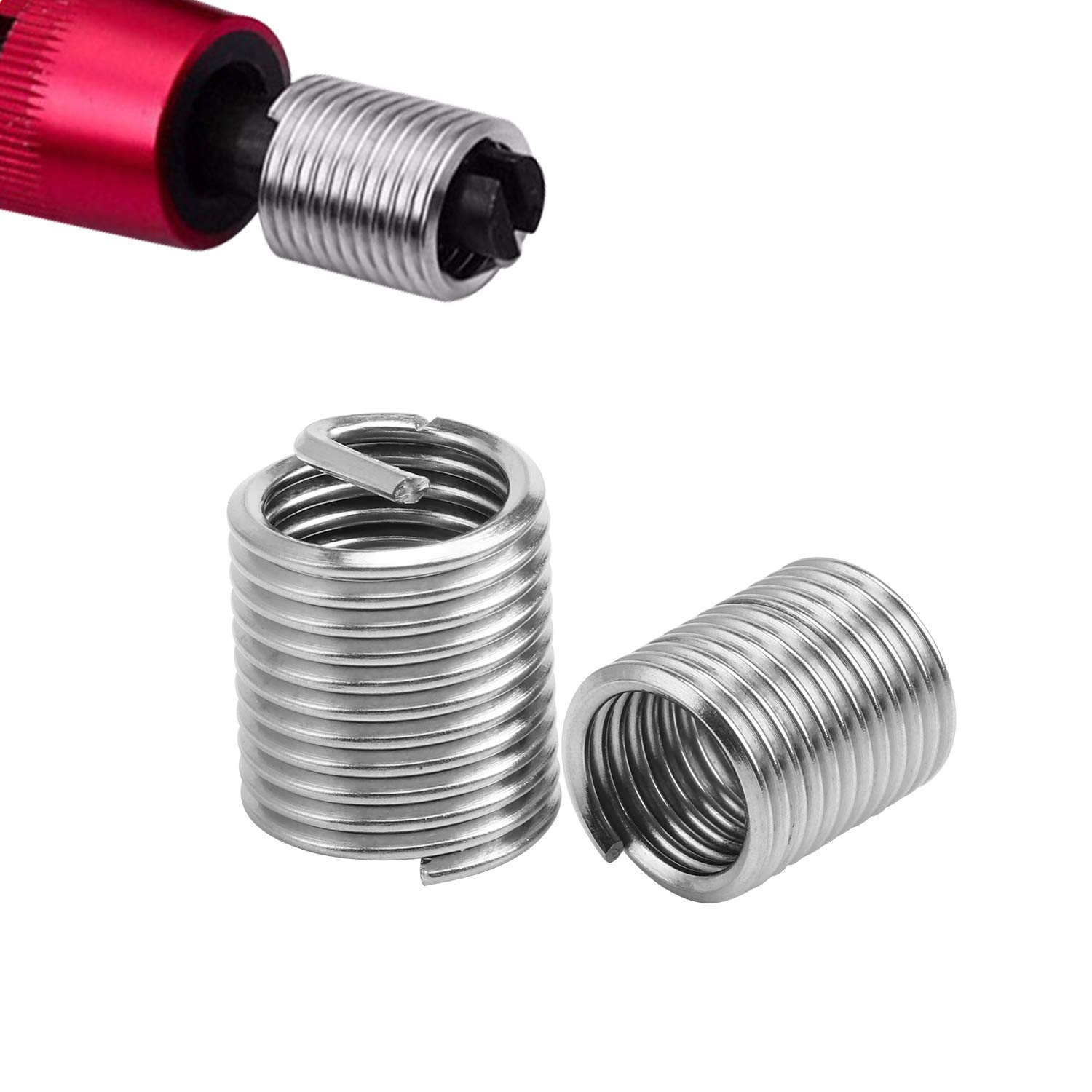 Inserti filettati Helicoil in acciaio inossidabile M3 M4 M5 M6 M8 M10 M12 105 pezzi