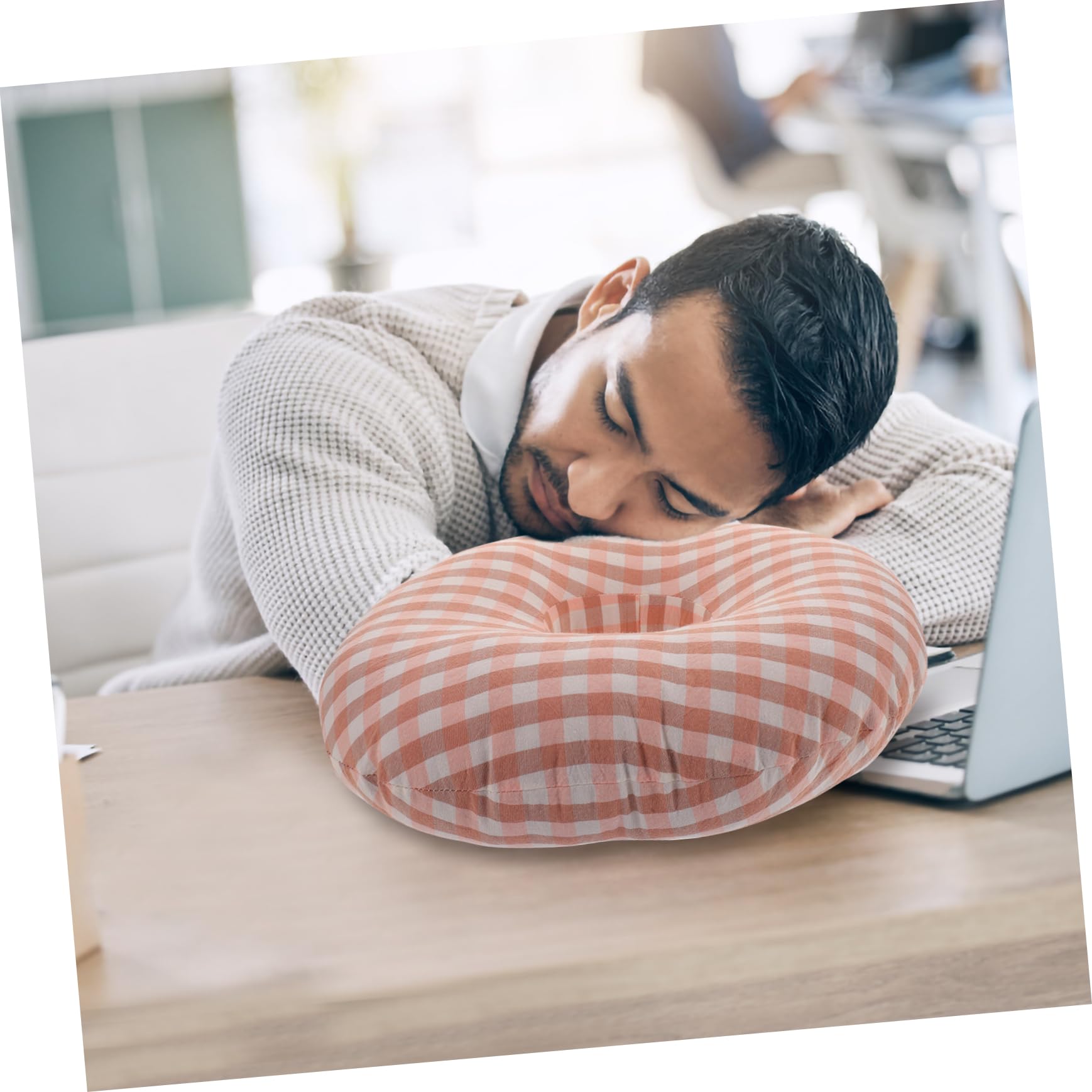 ULDIGI Breathable Ear Pillow Side Pillow for Office Home School Comfortable Ear Hole for Easy Nap