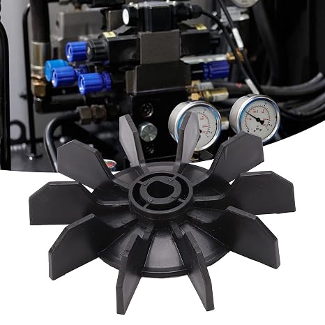 Motor Fan Blades, Plastic Fan for Electric Motor,Small Air Compressor Fan Blade Accessories DirectonLine Motor 14mm Shaft 135mm Outer Diameter