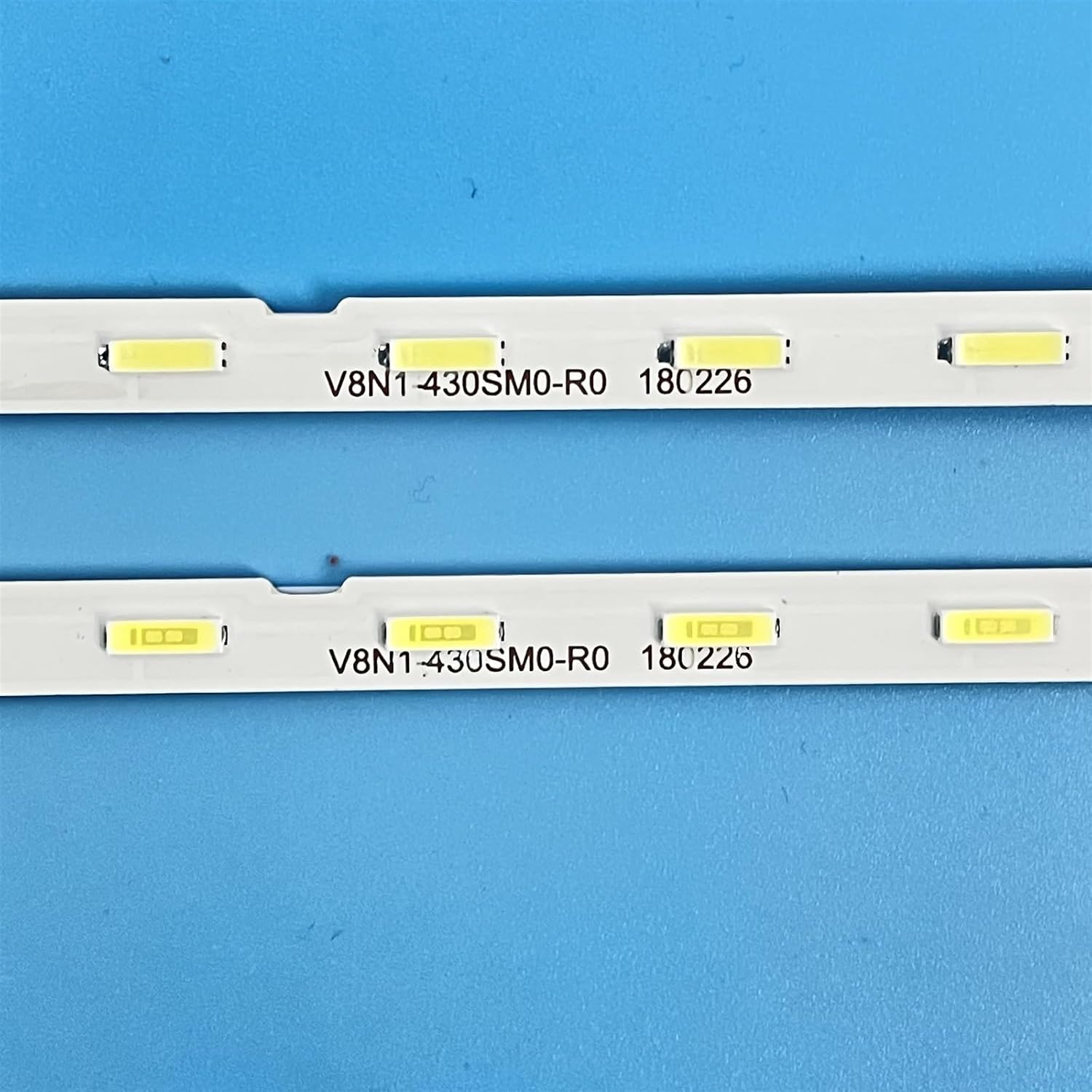 Backlight Bar Compatible with UE43RU7105K UE43NU7090U UE43NU7170U UE43NU7095U UE43RU7170 UE43NU7020K UE43RU7105 V8N1-430SM0-R0 BN96-45954A(2 PCS for 1 TV)