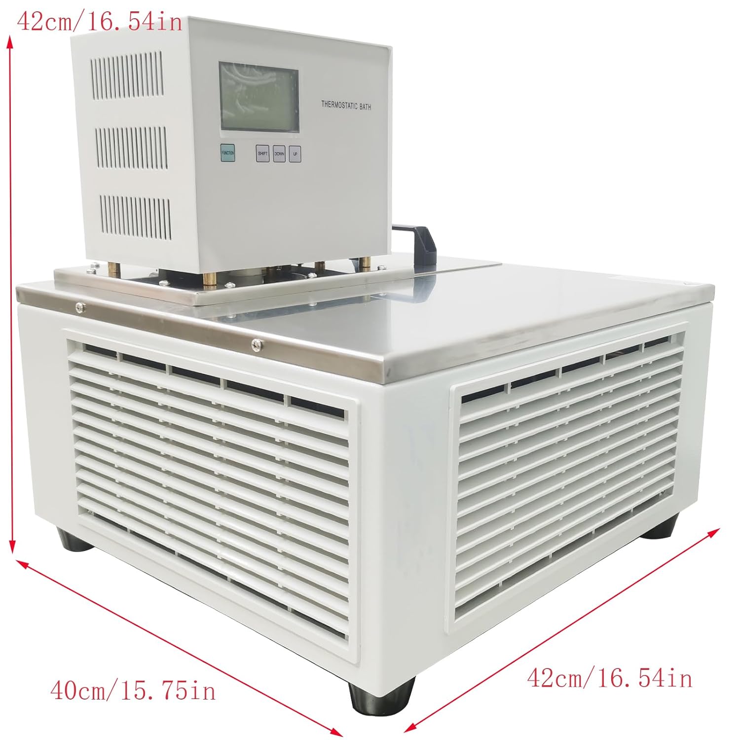TECHTONGDA Laboratory Chiller Circulator 6L Chiller -5℃-100℃ Refrigerated Circulating Water Liquid Bath Cooling Circulator Pump Chiller 110V Low Temperature Thermostatic Water Bath for Viscometer