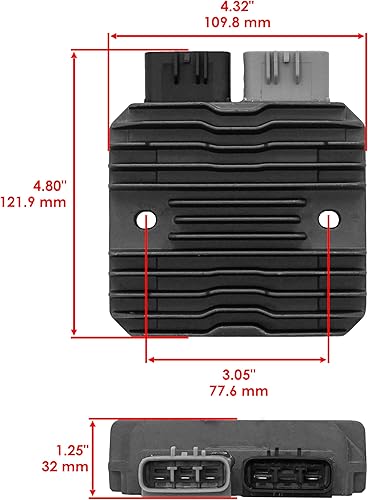 Miniatura 2 de Caltric Regulador Rectificador Compatible Con John Deere Xuv Gator 620I 625I Gas Miu14344