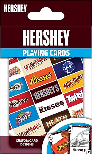 MasterPieces Cartas de juego con licencia oficial de Hershey - Baraja de 54 cartas para adultos
