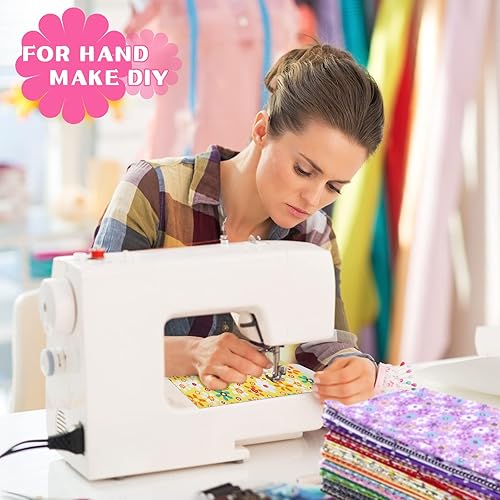 Miniatura 4 de 100 piezas de tela de algodón, tela de retazos, cuadrados, restos de tela de algodón, acolchado de animales de flores grasas, dibujos animados,