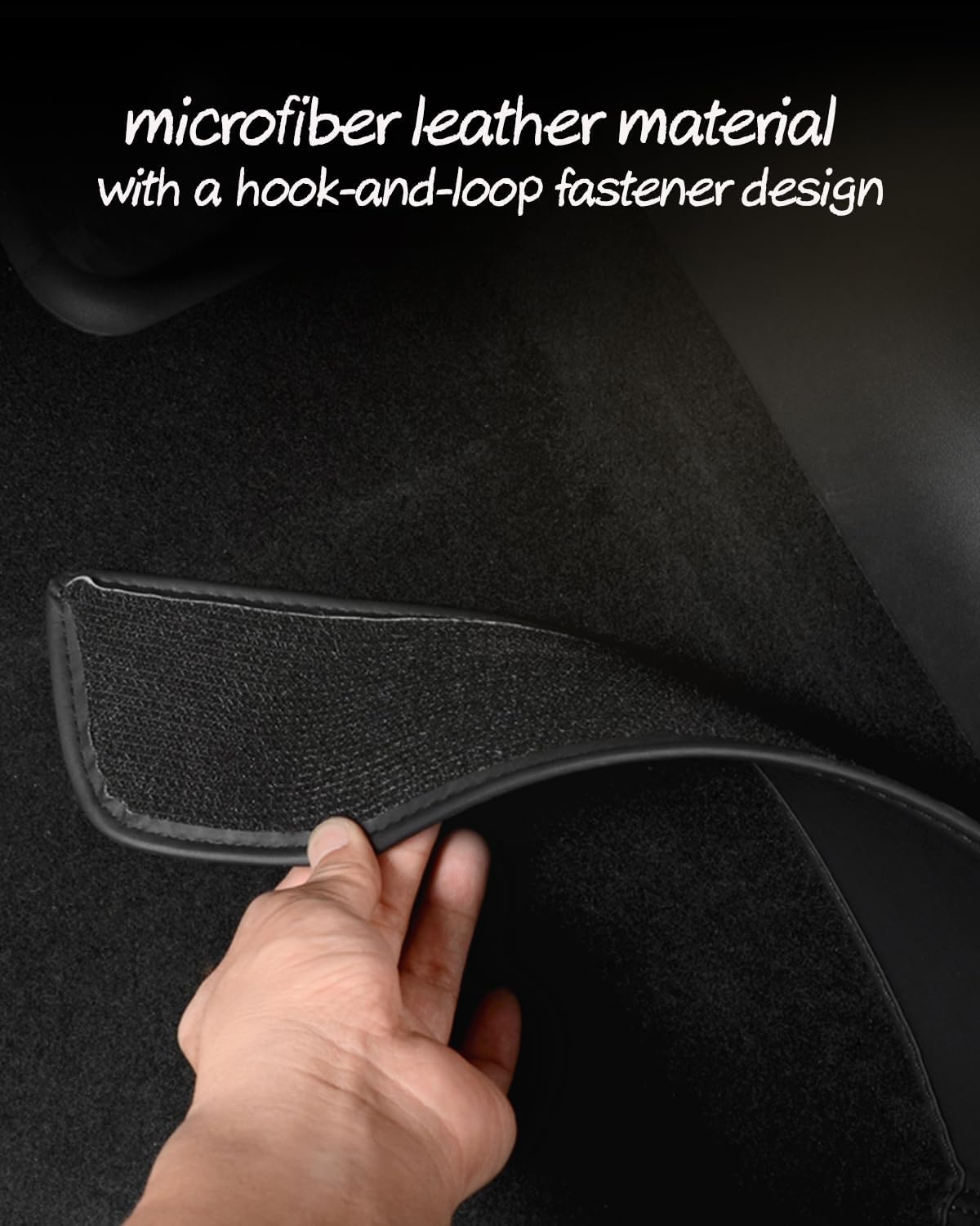 Model Y Juniper 2026 Rear Seat Under Protector Pads,2nd Row Seat Lower Protector Anti-dust Pads Compatible with Tesla 2026 Model Y Juniper (Rear Seat Under Protector)
