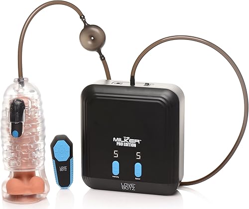 Milker Pro Edition - Juguete masturbador masculino con triple sensación, vibración de succión de acaricio, juguete de placer sexual para adultos,