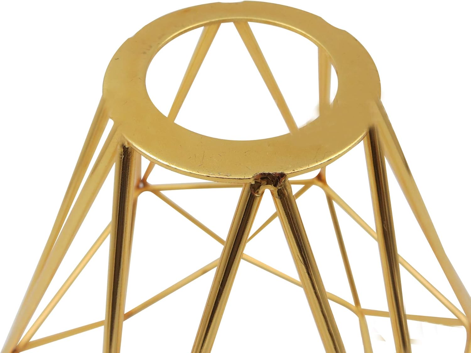 ANYE Golden Diamond Shade Light Accessories Edison Antique Fixture Replacement Lamp Shades for Pendant Lights