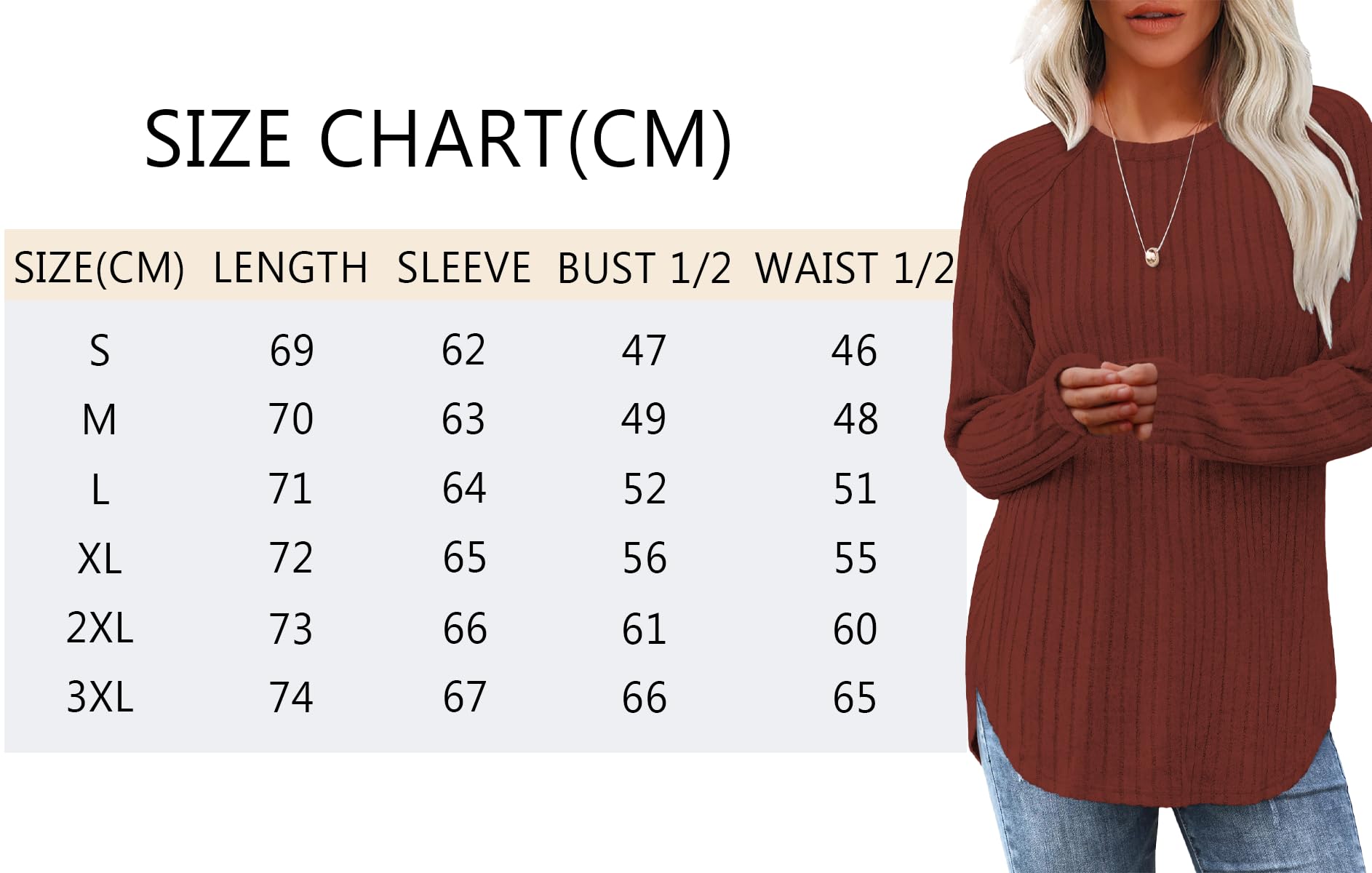 DUOEASE Jersey Mujer Invierno Otoño Cuello Crew Jerséis Elegante Color Sólido Top Mujer Manga Larga