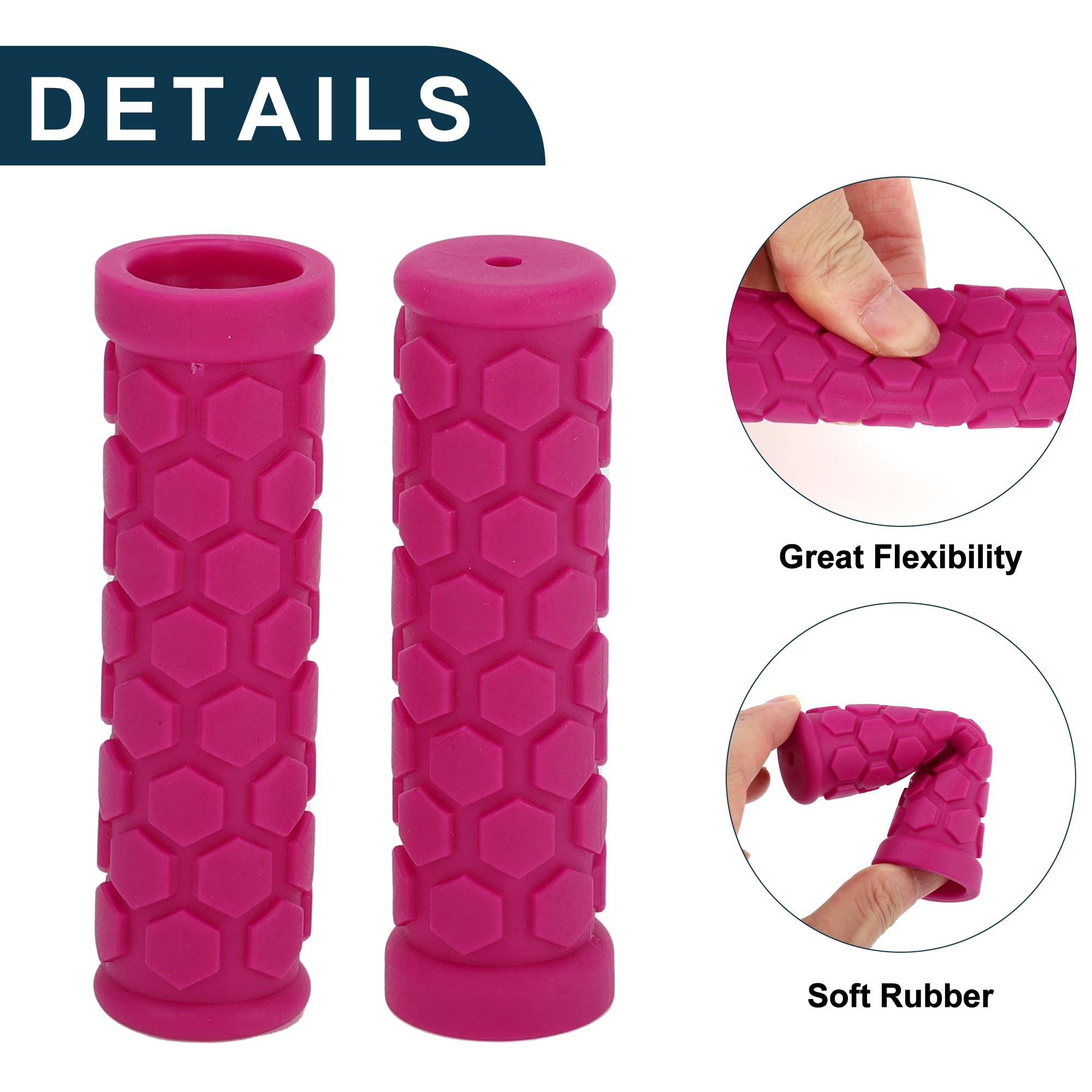 TUCKBOLD Bike Handlebar Grips Covers 102mm Long Lightweight - Image 3