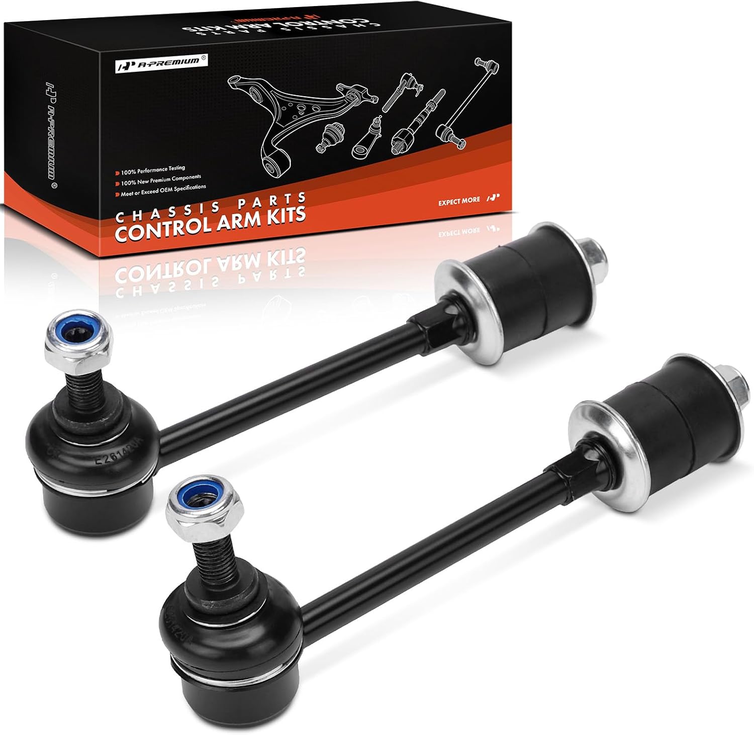 A-Premium 2 x Front Sway Bar Links Stabilizer Bar Links, Compatible with Nissan Sentra 1990-1995, Nx 1991-1993 & Infiniti G20 1999-2002