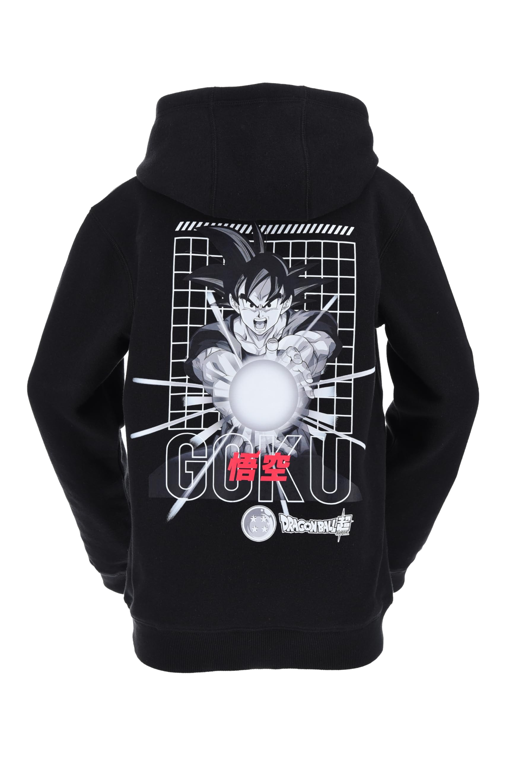 Dragon Ball Z Sudadera para Niño, Sueter Diseño Goku Clasico, Sudadera con Capucha, Regalo para Adolescentes, Tallas 10 a 16 Años