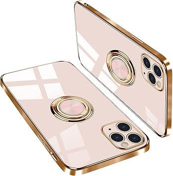 Amazon Co Jp Iphone 11 Pro ケース Tpu 耐衝撃 リング付き 車載ホルダー対応 軽量 薄型 擦り傷防止 取り出し易い 携帯カバー スタンド機能 落下防止 アイフォン11 Pro ケース 5 8 インチ Iphone11 Pro ケース ライトライトピンク 家電 カメラ