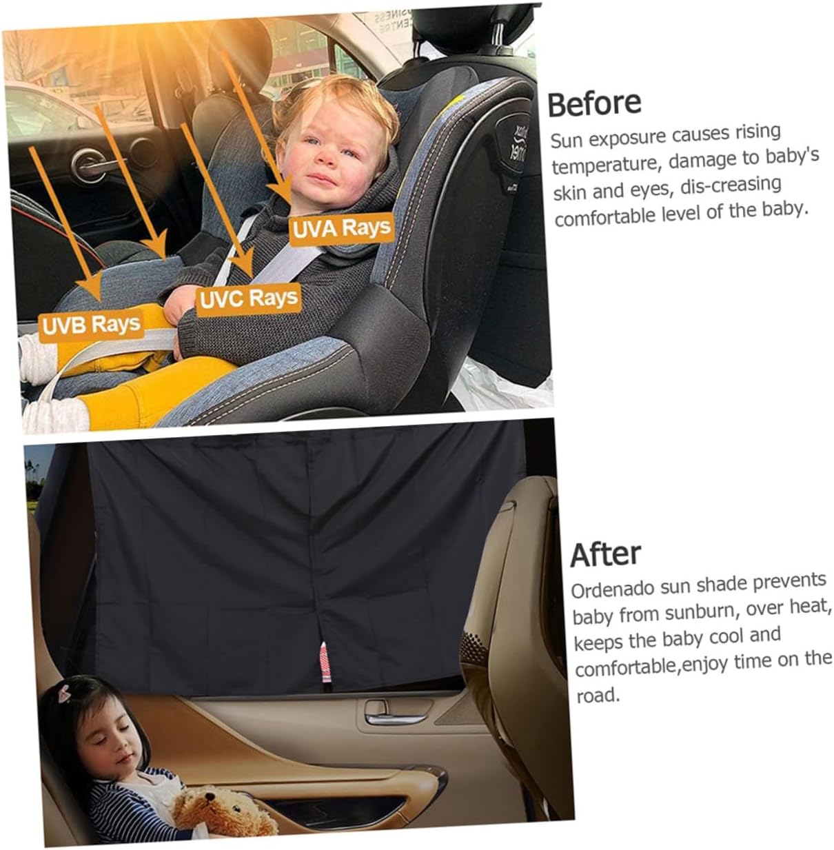 Mikinona 1set Auto Privacy Curtain Car Divider Sun Shade for Trucks and Suvs Protection and Sight Isolation Convenient Storage