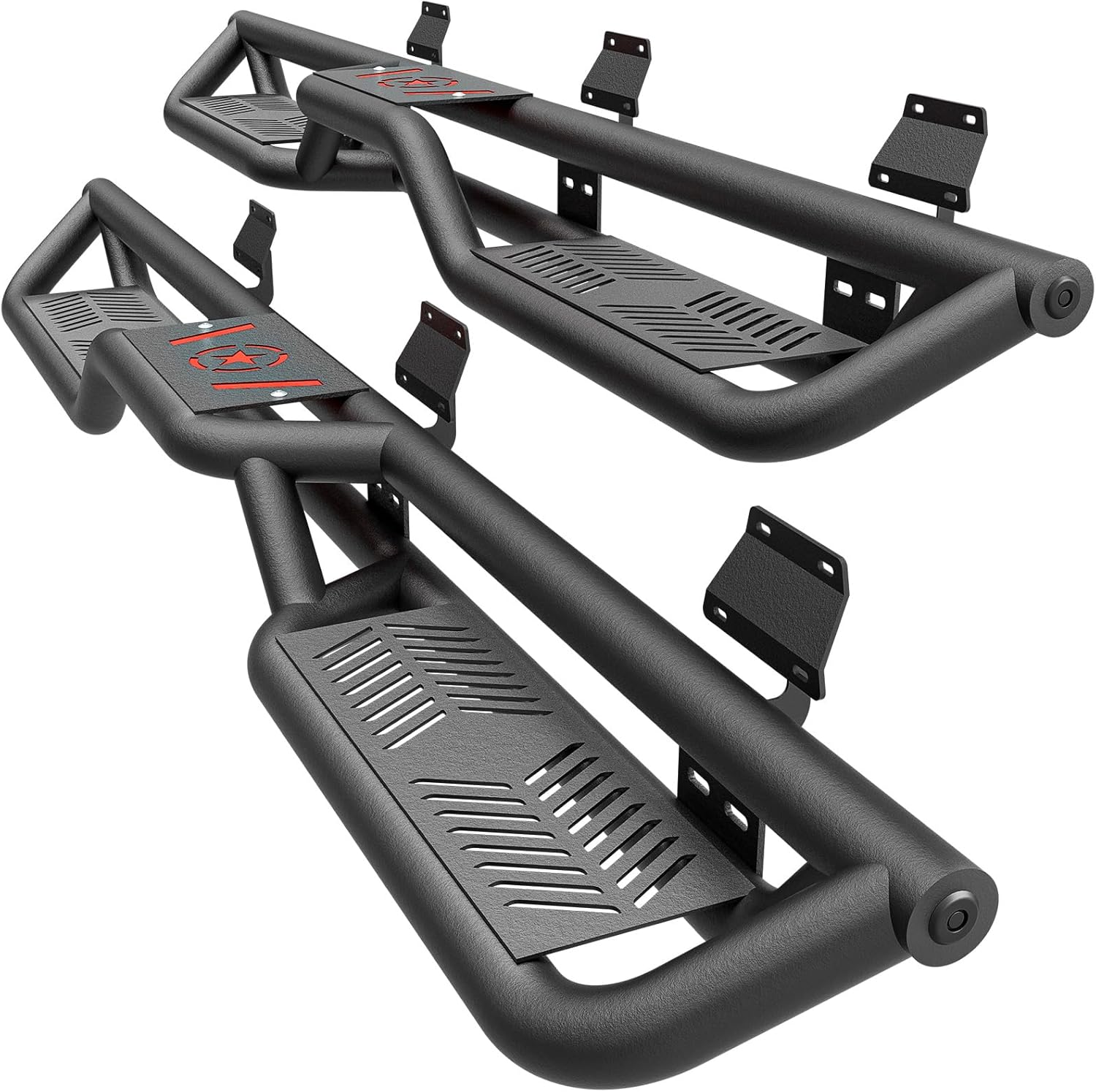 TAC Side Steps Fit 2015-2024 Ford F150 SuperCrew Cab & 2022-2024 F150 Lightning EV