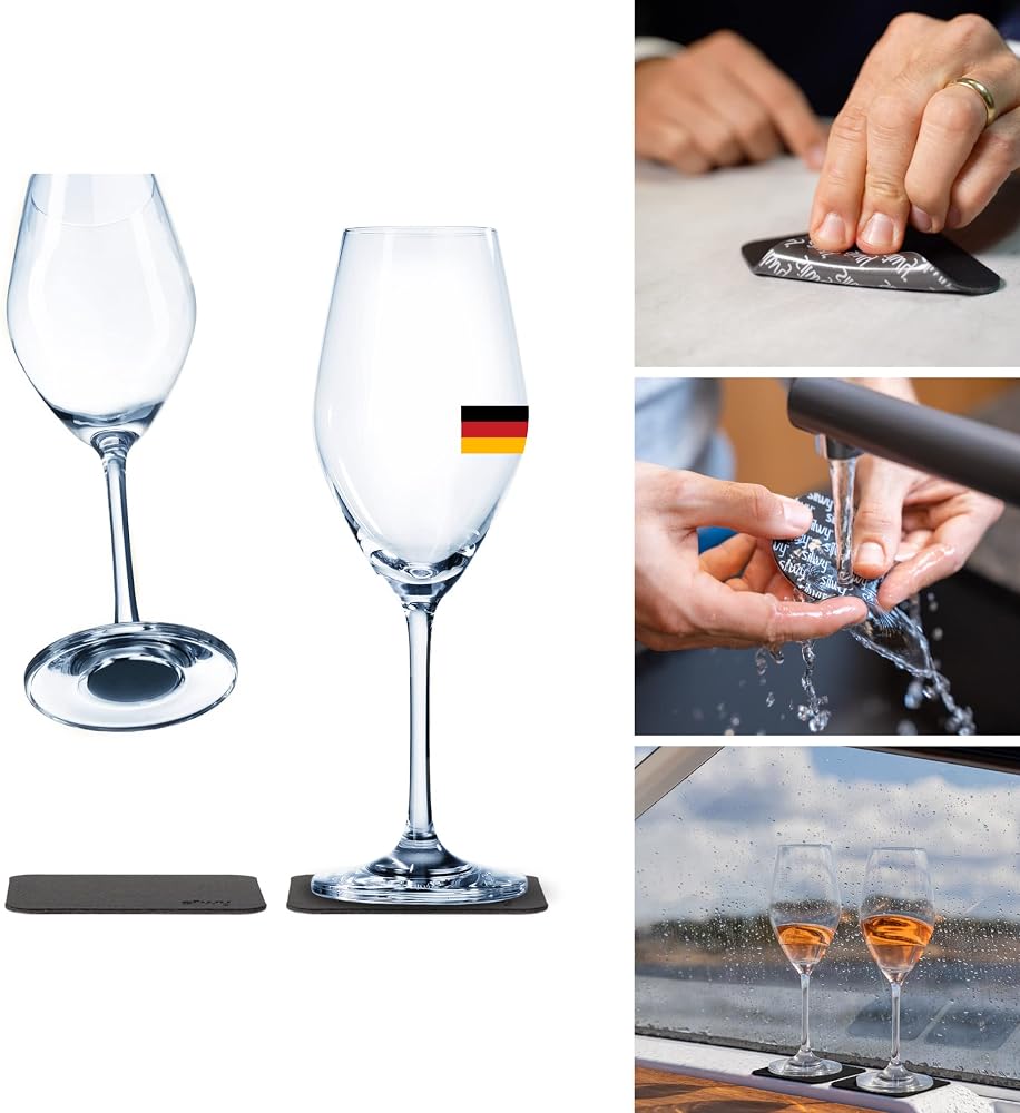 Silwy Magnetgläser Champagner