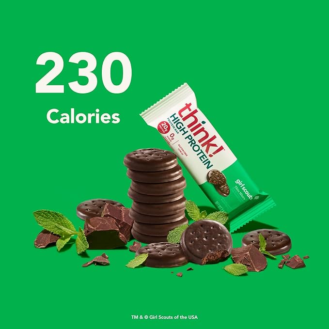 Think! Barra de Proteína, Snack Alto en Proteína, Sin Gluten, 20g Proteína, 10 Unidades miniatura 6