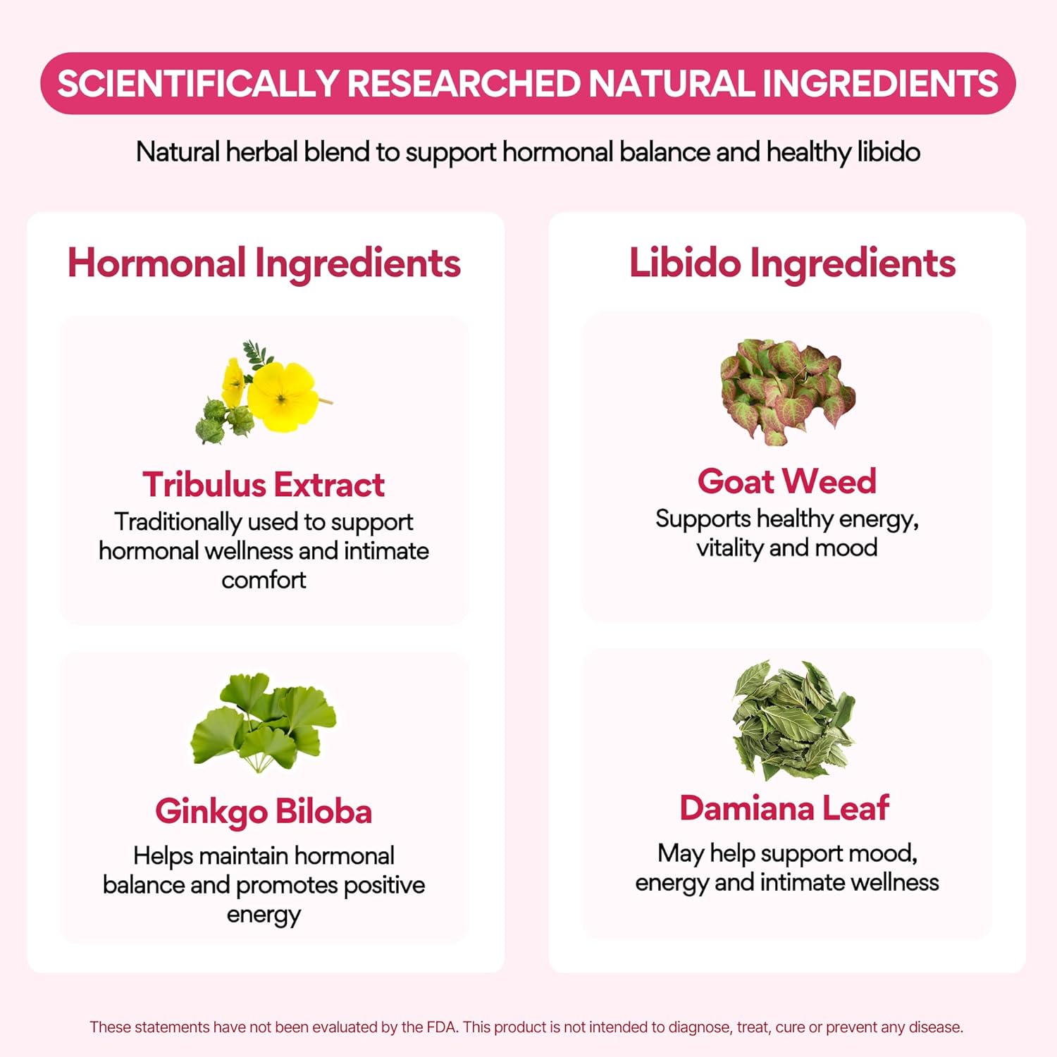 VoomVaya Libidooo - Libido Booster for Women Over 35 | Female Libido Booster to Support Mood, Energy & Confidence – 3rd Party Tested - 60 Capsules - Image 4