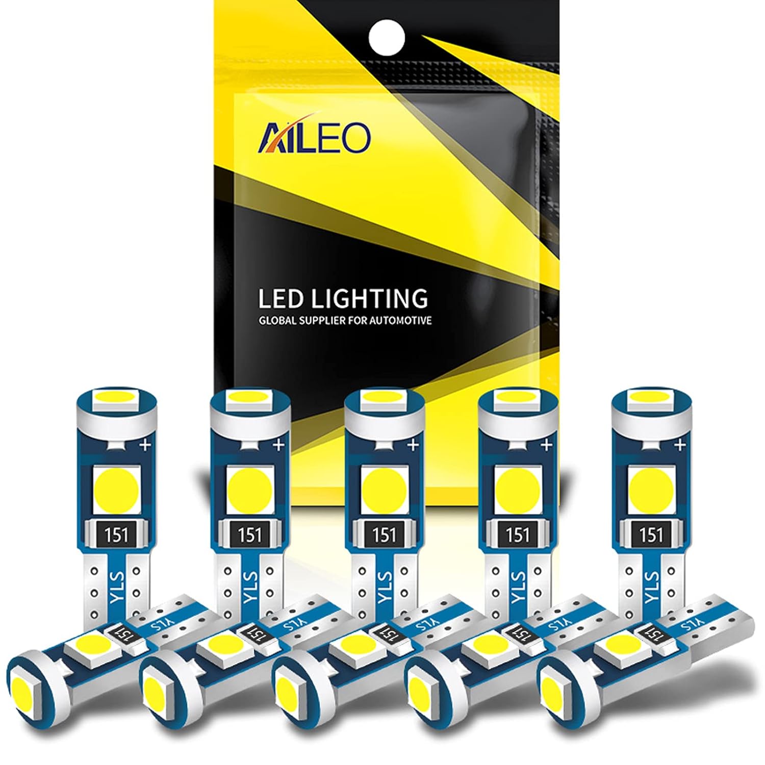 T5 LED Bulb White 6000K 74 73 37 79 85 86 W3W W2.1W 2721 LED Bulb