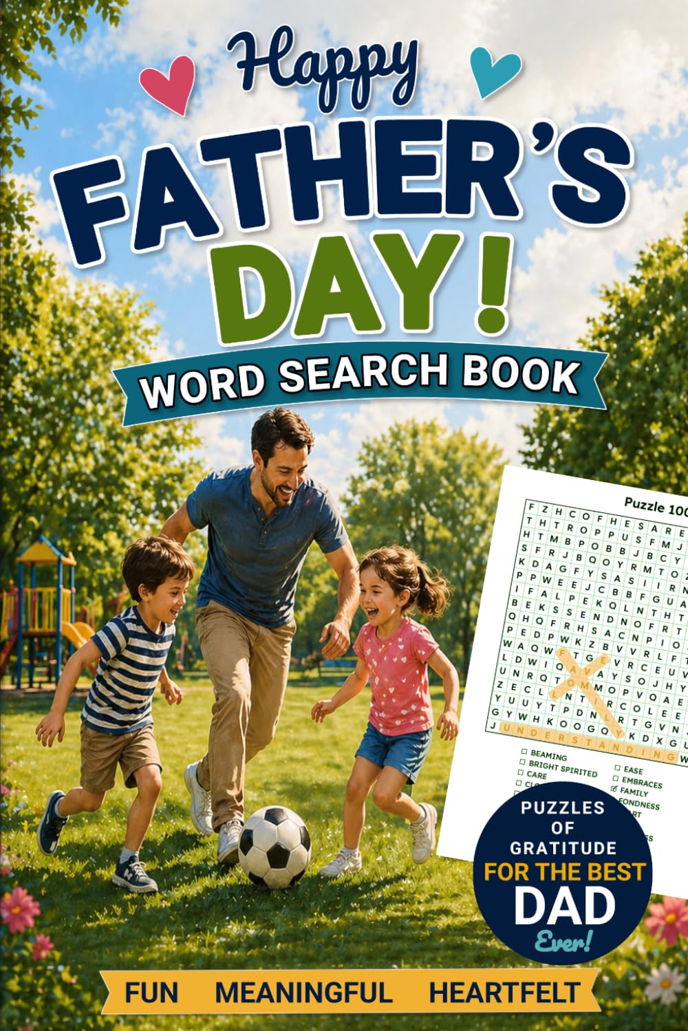 Happy Father's Day Word Search Book