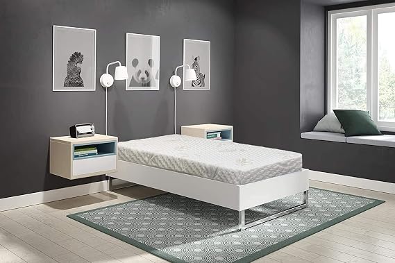 Foamma 11 x 24 x 72 Mattress for RV with Water Resistant Organic Cotton Cover, Firm High Density Foam, USA Made, CertiPUR-US Certified Foam