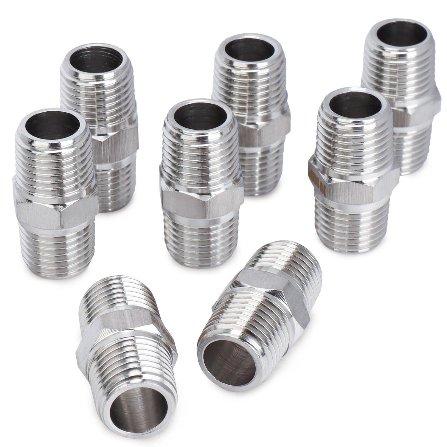 Téton hexagonal en acier inoxydable 316 mâle 1/2 BSPT pour haute pression essence