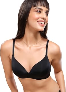 Enamor Innovations Invisibra, Ultra Smooth, Flexi Wire Lift, Bonded, Women's T-Shirt Bra - Seamless, No-Pinch, Padded, Wir... Price In India