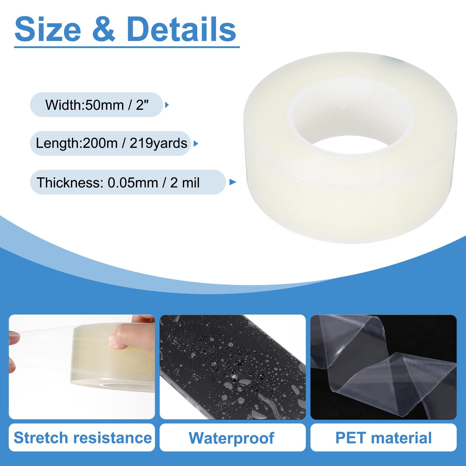 PATIKIL Removable Protective Film Tape - Image 2