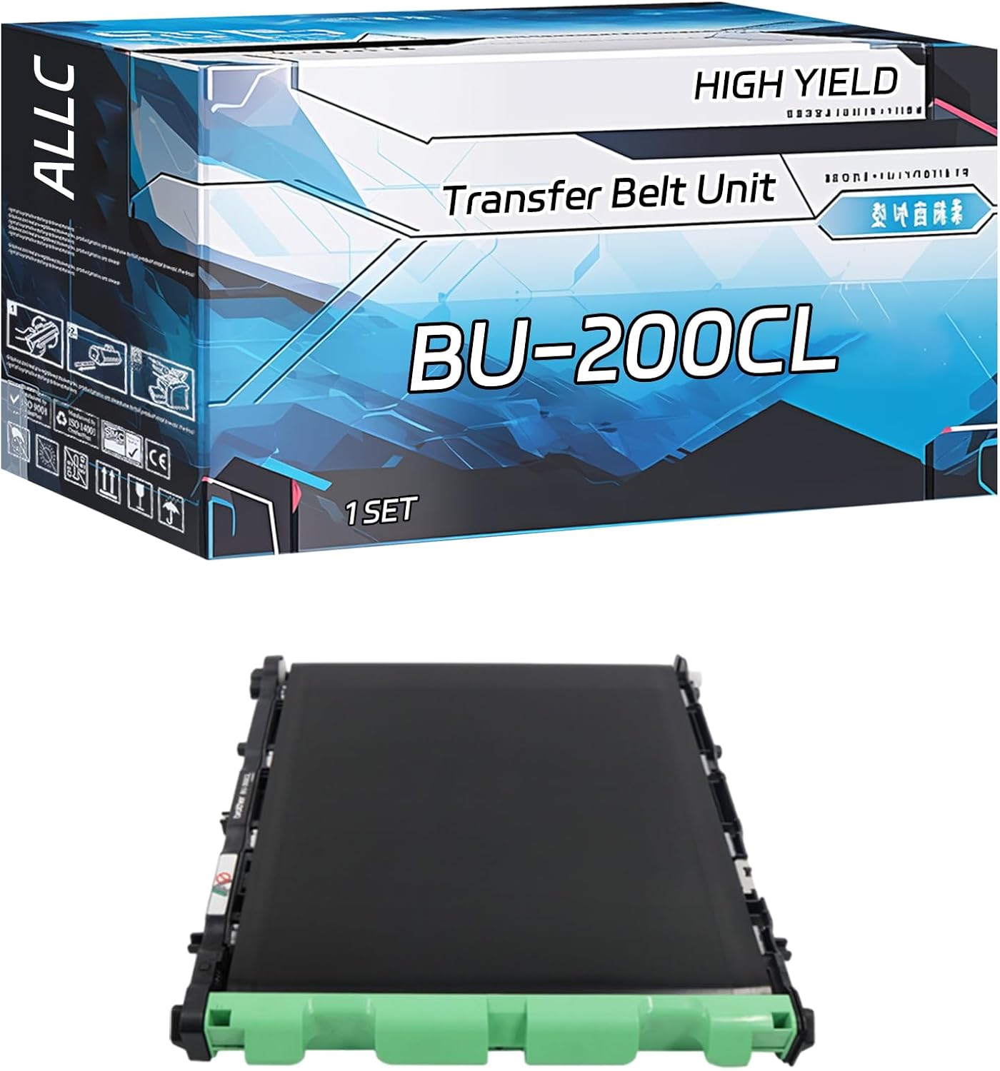 ALLC Compatible for Brother BU-200CL Transfer Belt Unit Work for Brother MFC-9125CN MFC-9320CW MFC-9010CN MFC-9120CN Printers (1 Set)