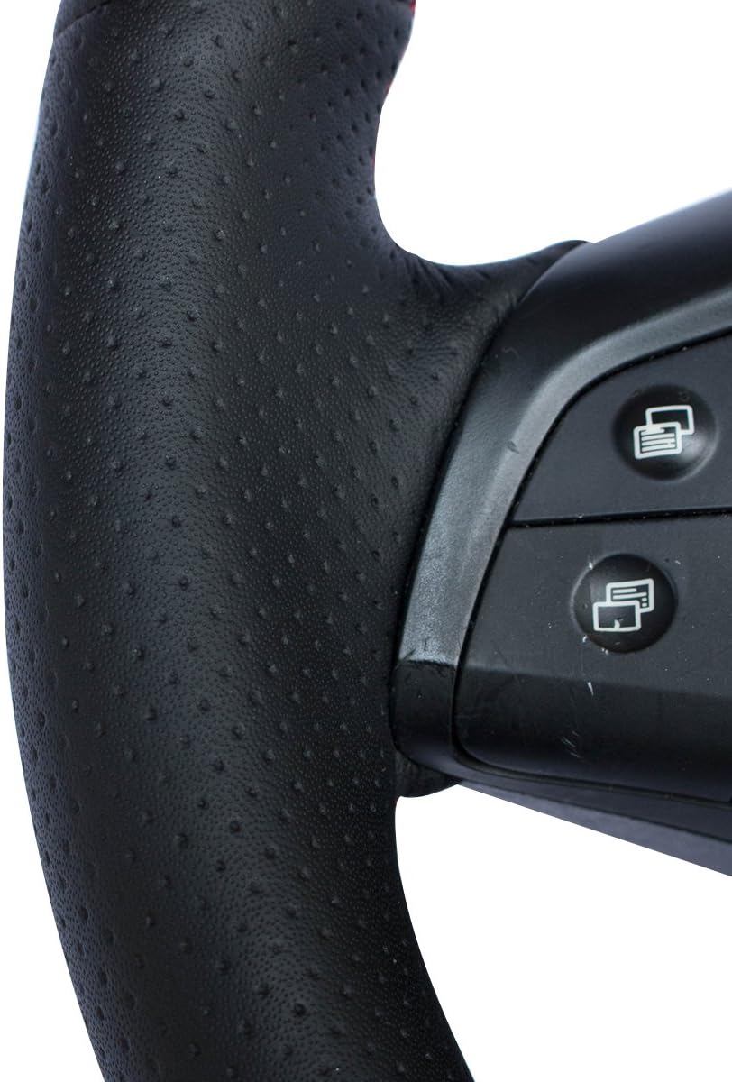 MEWANT Customized Hand-Stitch Sewing Microfiber Leather Car Steering Wheel Cover for Mercedes Benz W164 M-Class ML350 ML500 2005 2006 X164 GL-Class GL450 2006-2009