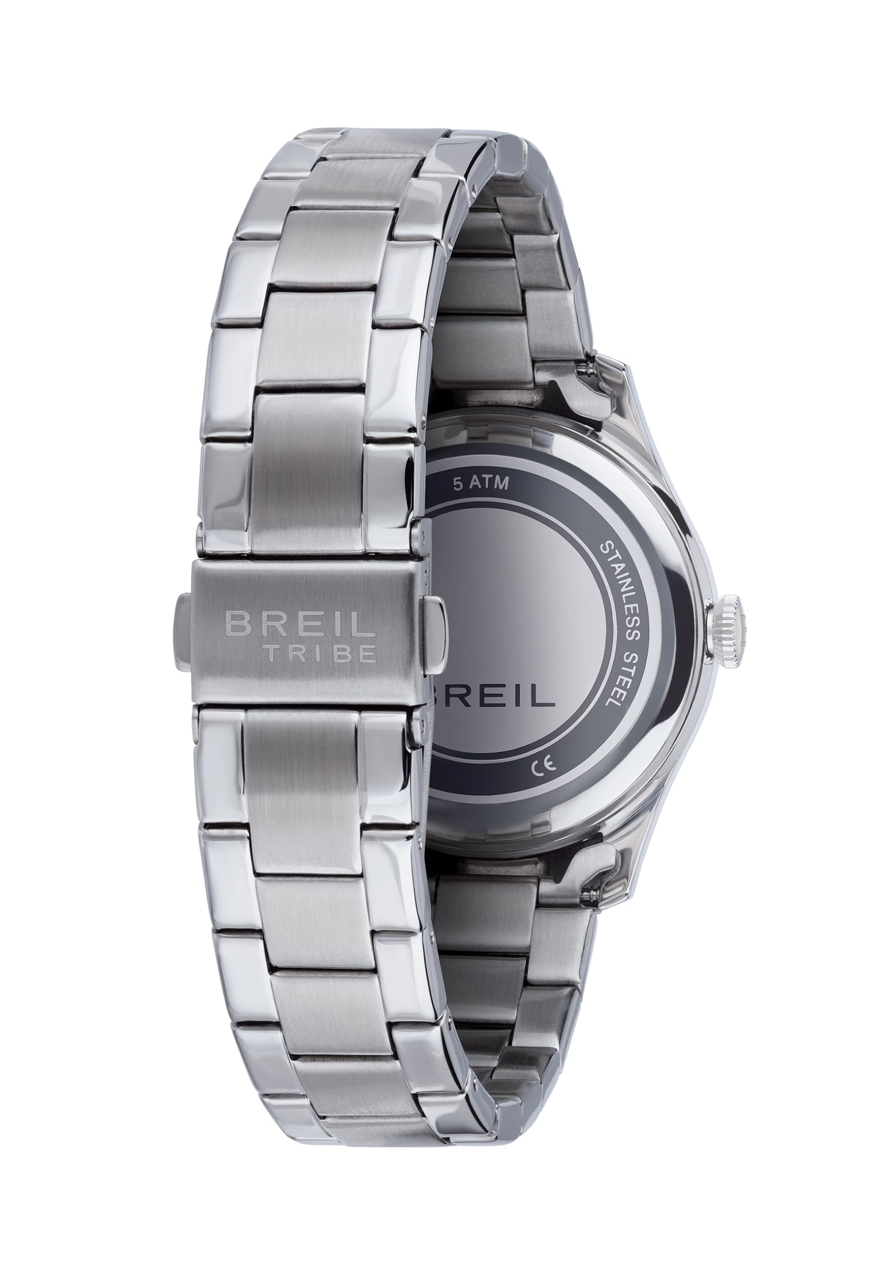 Breil, Collezione Classic Elegance, Orologio Donna con Bracciale e Cassa in Acciaio, Resistente All'Acqua, Vetro Minerale Resistente con Lente d'Ingrandimento, Chiusura con Pulsanti