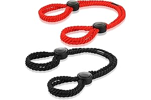 2 Pack Sex Rope Kit Handcuffs Bracelets Bed Restraints Ankle Cuffs BDSM...
