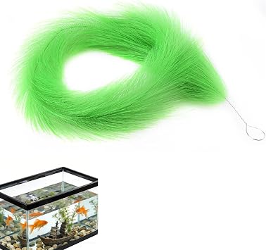 Fish Breeding Grass, 60cm/100cm Spawning Mops Aquarium Grass Fry Hideout Fry Hideout Hatching Brush for Livebearers Egg Layers Simulation Water Plant Decor for Fish Tank 100CM