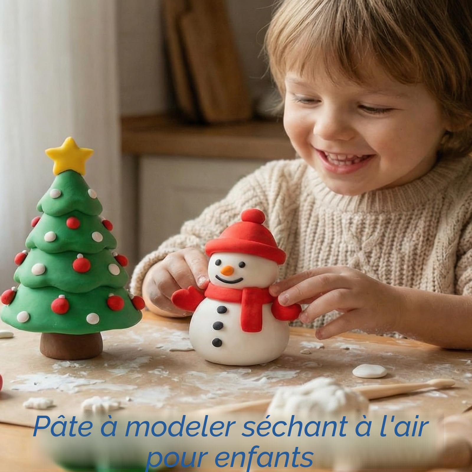 BOHS Pâte à modeler en mousse blanche – Séchage à l'air libre – Idéale pour cosplay, costumes, projets d'art et d'artisanat – 3 lb (1,36 kg)