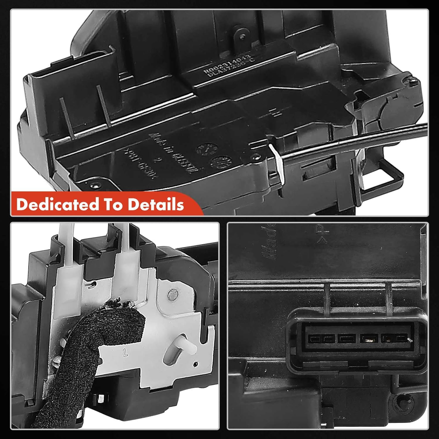 A-Premium Rear Left Driver Side Door Lock Actuator Compatible with Nissan Armada 2008-2012 & Infiniti QX56 2008-2010, Sport Utility