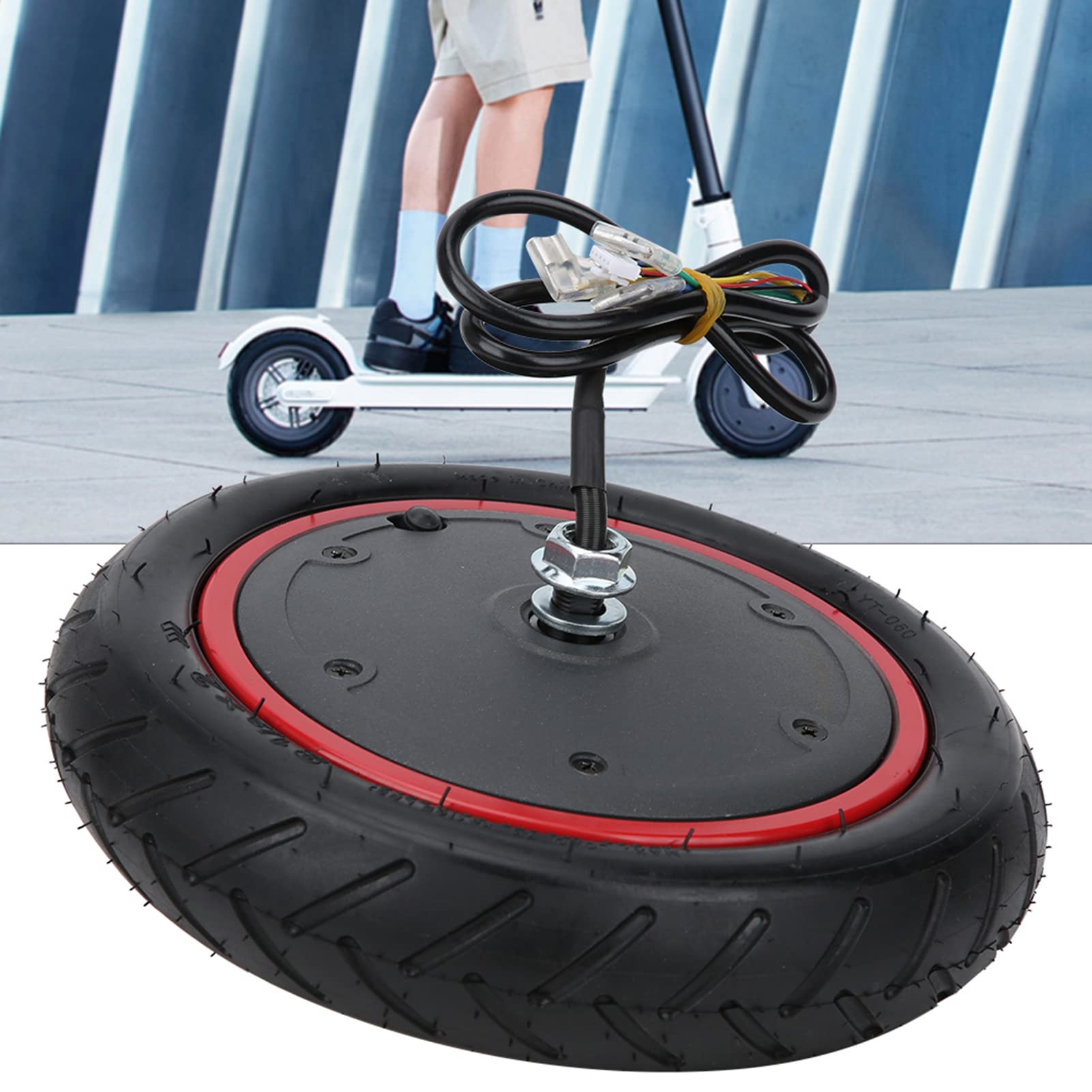 Haofy 350W 36V Driving Wheel Motor Inflatable Tyre Fit for M365 Pro M365 Pro2 Electric Scooter, Repuestos Scooter