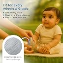 Mee Mee Soft Adorable Baby Booties 0-12 Months – Cotton Slip-On Infant Shoes – Cozy & Breathable Crib Shoes for Baby Girls – Cute Footwear for Little Ones (Golden) gallery image