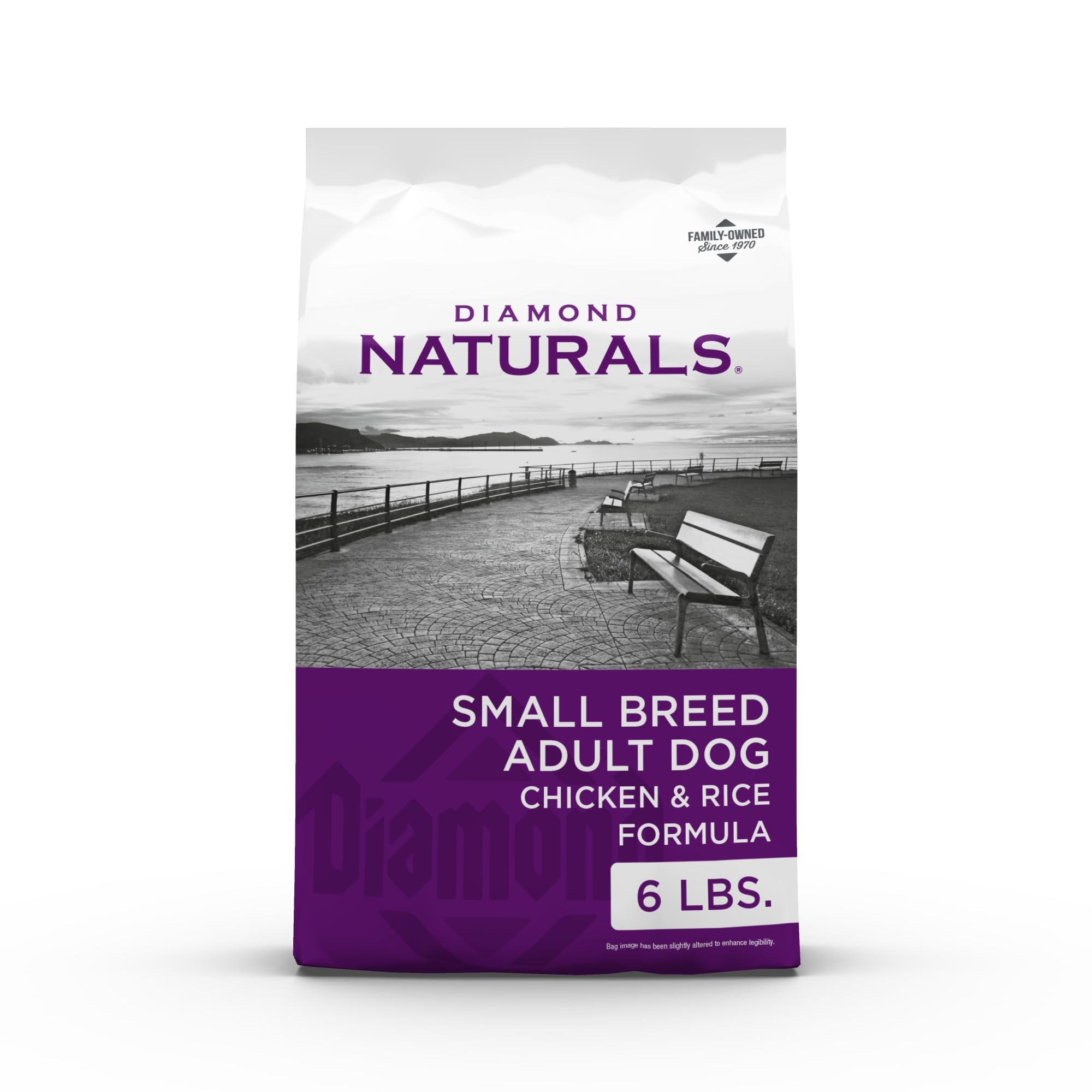 Diamond Naturals Small Breed Chicken and Rice Formula Adult Dry Dog Food with Protein from Real Chicken, Healthy Fats, Probiotics and Essential