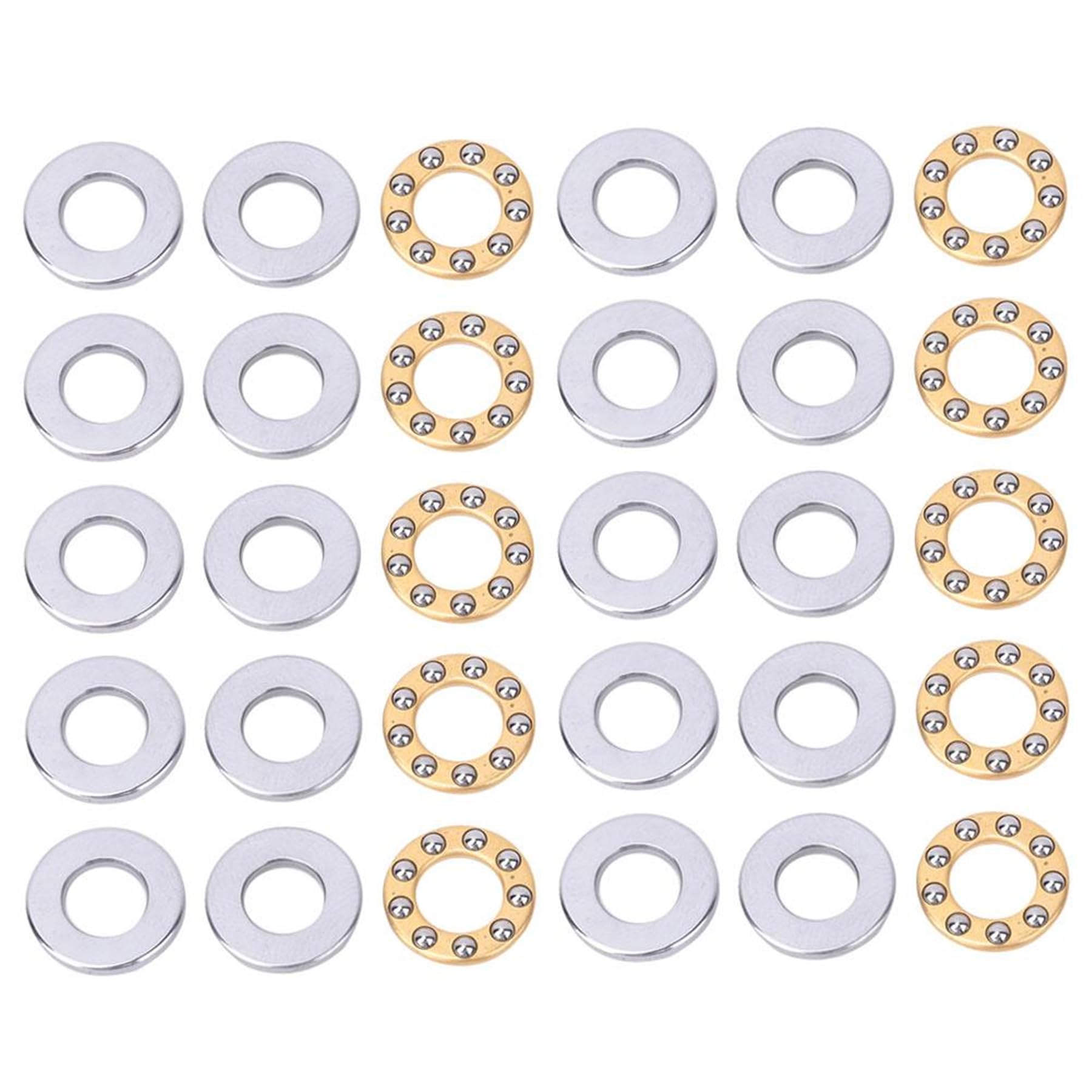 F6-12 m 6 x 12 x 4,5 mm, metalowe łożyska ciśnieniowe, 10 sztuk łożysk kulkowych miniaturowe wysokopresyjne łożyska kulkowe