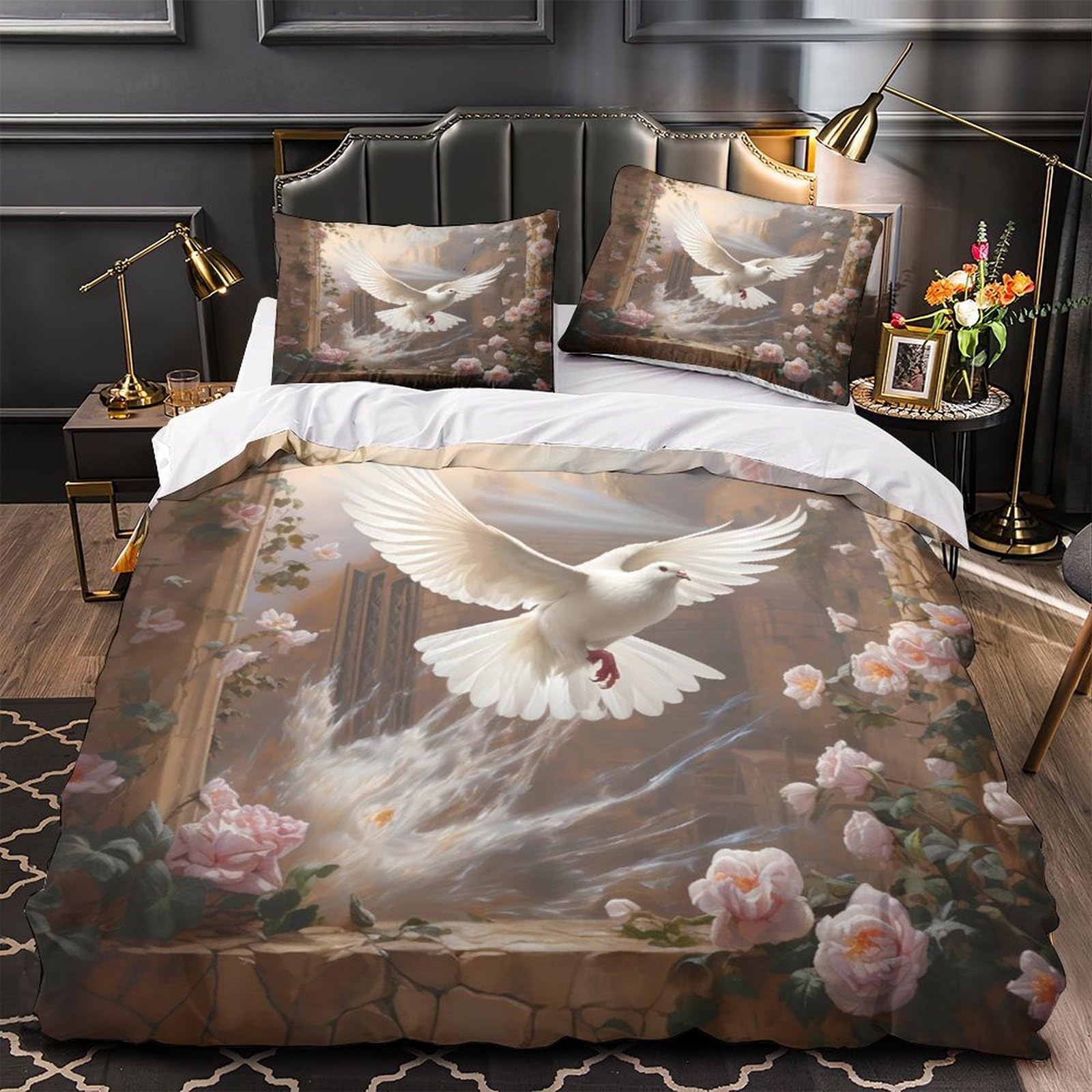 Housse de couette perroquet 3D pour transformer votre chambre en oasis