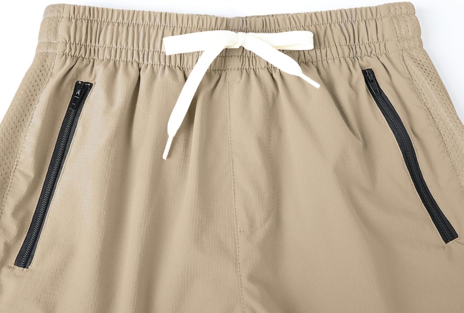 HILEELANG Boys Athletic Shorts 2 Pack Quick Dry Gym Shorts with Zipper Pockets Elastic Waist Summer Active Shorts for Kids