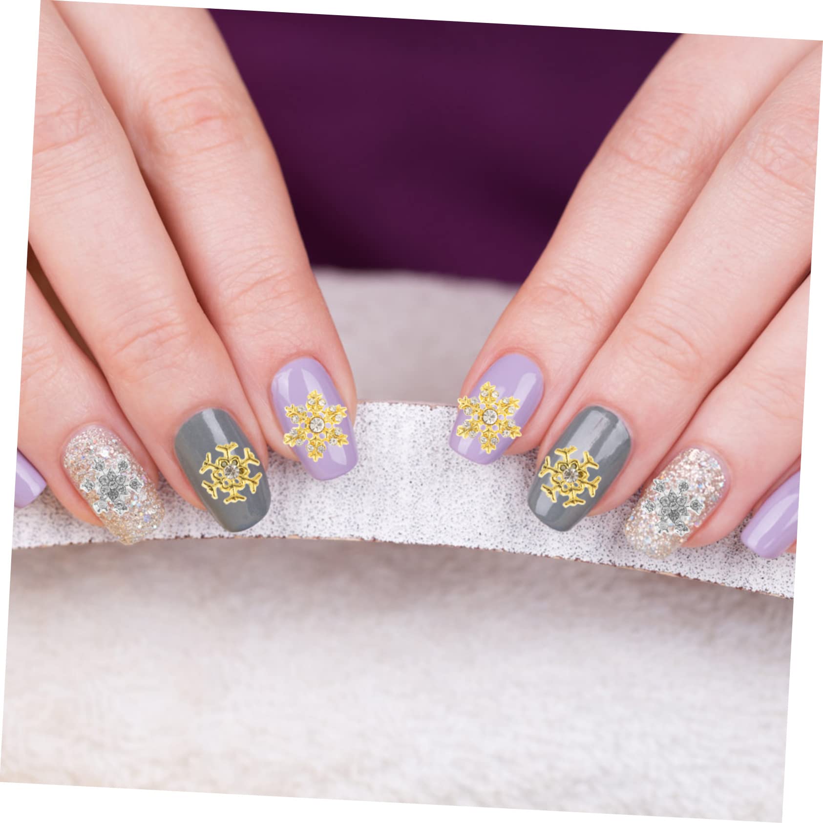 4 Set Decorazioni Per Unghie Stile Per Nail Art Resistenti All Usura Per Creazioni Te Manicure 40 Pezzi * 4