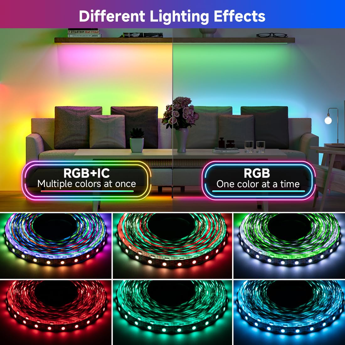 BTF-LIGHTING WS2812 ECO 5M 300LEDs RGB Individuell adressierbar WS2812 Legierungsdraht 60Pixels/m 5050SMD Flexibler Streifen Schwarz PCB DC5V für Heimdekoration IP30 Nicht-Wasserdicht(Nur Streifen)